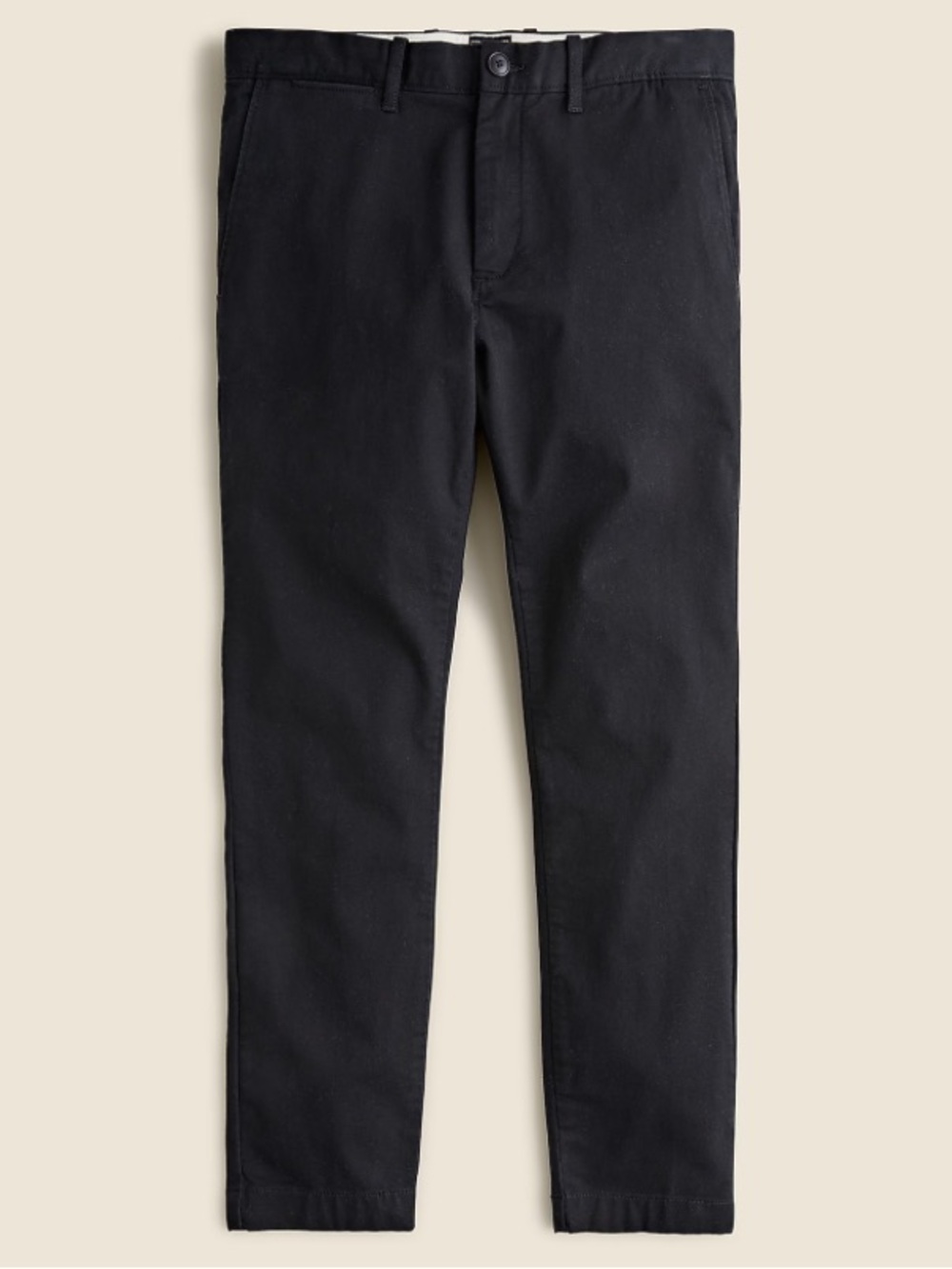 J. Crew Men's Black skinny pants - 250 skinny-fit pant in stretch chino sz 35x32
